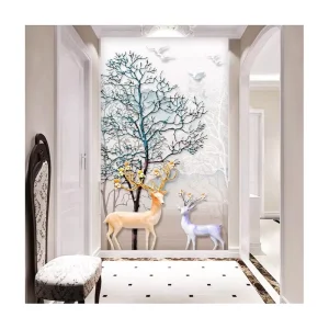 Eco Friendly Waterproof Oil Proof UV Printed Customizable Size Graphic Design Synthetic Home Decoration Decorative