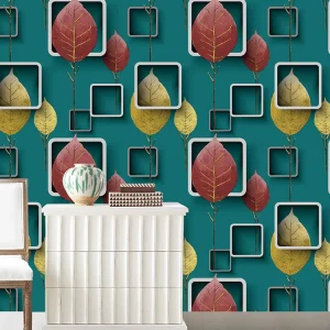 Eco friendly Wallpaper 3D PVC Wallcovering Modern Design Wallpaper