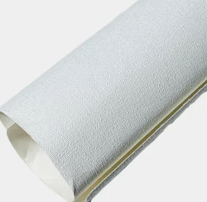 Eco friendly Waterproof Easy To Clean Vinyl Non Woven Wallpaper Deep Sand Texture For Bedroom Hotel