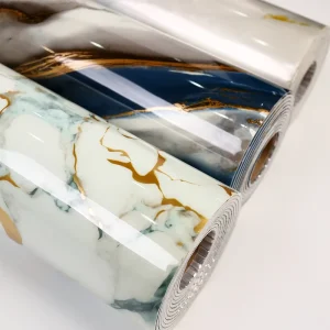 Economical Marble Patterned Peel and Stick Wallpaper Waterproof Eco Conscious Interior Makeovers