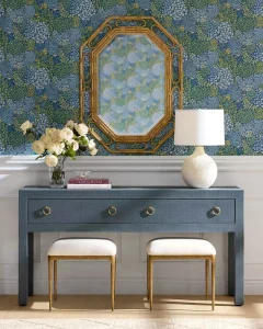Elegant Floral Art Mural Wallpaper Colorful Flowers Vines Wall Decals Girls Bedroom Removable Nursery Hotel Wallpaper