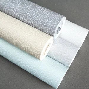 Elegant Gray Solid Color Wallpaper (Non-Woven) Bulk for Home Decoration Hotel Bedroom Living Room