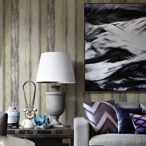 Elegant Modern Wood Texture Non Woven Waterproof Wallpaper Wallcovering for Apartment Living Room Bedroom Study Room Home Decor