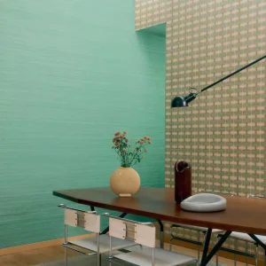 Elegant handmade silk fabric wall Waterproof Sound Absorbing Textured Natural Silk Wallpaper for High-End Residential Mall Gym Use
