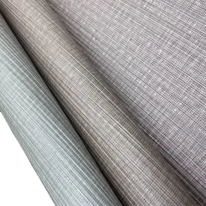 Element Brown PVC Vinyl Wood Texture Wallpaper Removal for Hotel Refurbishment