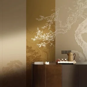 Embossed 38D Relief Wallpaper Mural for Restaurants Easy Install