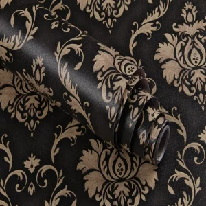 Embossed 3D 5D 8D Flower Design Wallpaper Living Room Sofa Background Wall Murals