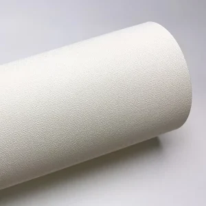 Embossed Blank Vinyl Wallpaper Rolls High Resolution Inkjet Printable PVC Wallcovering for Hotel Commercial Decoration