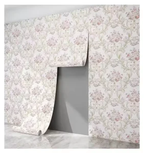 Embossed Parquet Wallpaper Roll 3D Textured Floral Self Adhesive Peel and Stick Embossed Foam Wallpaper