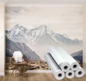Environmental Friendly Adhesive Printable Adhesive Fabric Self Adhesive Wallpaper Canvas