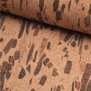 Environmental protection Colorful Cork Fabric Carbonized Cork Board Roll