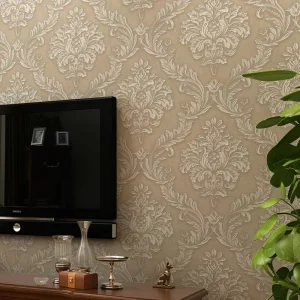 Europe Damask 3D Non Woven Wallpaper for Home Decor Living Room Bedroom Background Florals Wall Paper