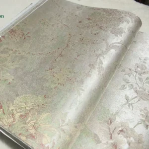 Europe Damask Non Woven Wallpaper for Home Decor Living Room Bedroom Background Florals Textured Fabric Wallpaper