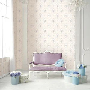 European Floral Design 106 cm PVC Room Wallpaper for Girls