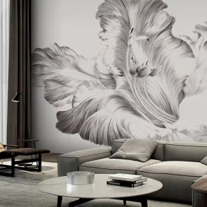 European Floral Mural Vinyl Wallpaper Peel and Stick Self-Adhesive Waterproof for Hotel Hall Office Home Decoration