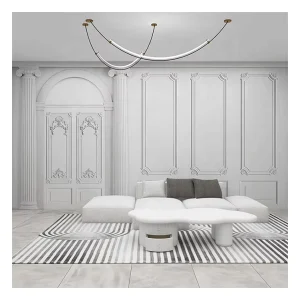European Line Relief 3D Botanical Waterproof Fireproof Wall Mural Wallpaper 5+ Year Warranty for Living Room Bedroom Household