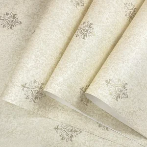 European Luxury 3D Background Wallpaper for Bedroom Living Room Dining Room Hotel Use High end Elegant Non woven Fabric Glossy