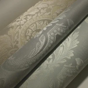 European Luxury 3D Floral Embossed Non Woven Wallpaper Modern Mural Wall Coating for Hotel Living Room Bedroom KTV Room Bar Shop