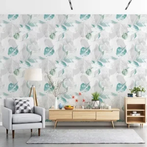 European Rustic Pastoral 3D Floral Non Woven Fireproof Waterproof Wallpaper Size 53cm X 9.2m Bedroom Household Entertainment