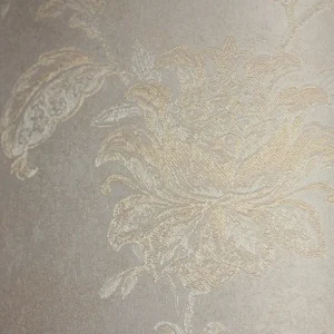European Style 3D Fine Carving Texture Non Woven Geometric Pattern Wallpaper for Home Wall Decoration
