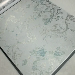 European Style Wallpaper Home Decor Floral Damask 3D Wall Paper Roll for Bedroom Living Room Embossed Textured Fabric Wallpaper