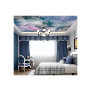 European Style Waterproof Home Decoration Ceiling Wall Paper 3D Wallpaper Mural Custom Size