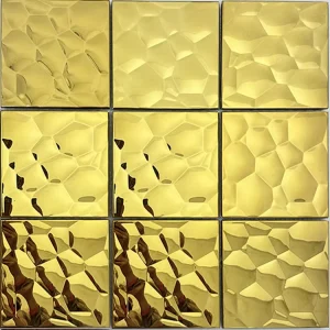European Style Waterproof Modern Embossed 3D PVC Wall Panels Geometric Design Bedroom Living Room Easy DIY