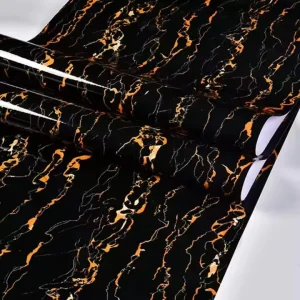Extra Thick Marble Self Adhesive Removable Modern Wall Stickers Durable PVC Flooring Kitchen Living Room Apartment
