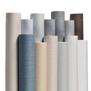 Fabric Backed Vinyl Wallpapers Wall Cloth Heat Resistant PVC Wall Paper Vinyl Wallcovering for Interior Decoration