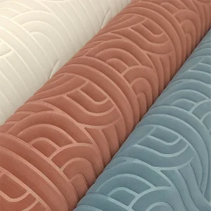 Fabric Bedroom Wall Paper Wall Decoration Room Fabric Backing Texture Vinyl Wallpaper