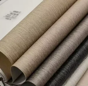 Fabric Wallcovering Commercial Non woven Backed Vinyl Wallpaper for Interior Decoration
