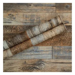 Factory Adhesive Wallpaper for Bedroom Self Adhesive Wallpaper Mural Wood Decorative Film Wall Panel Decoration