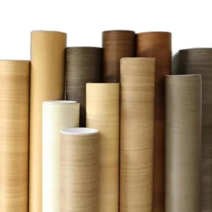 Factory Classic Wood Grain PVC Decorative Film for Interior Cabinet and Wall Decoration