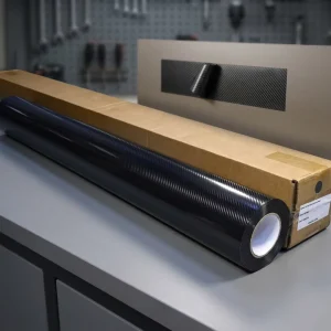 Factory Direct 3D 5D Carbon Fiber Self-Adhesive Glossy Wallpaper Removable Decoration Film Custom Size Available
