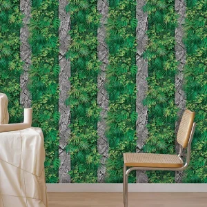 Factory Direct Luxury Vintage 3D Self Adhesive Peel Stick Wallpaper with Chinoiserie Floral Mural Design for Hotel Dining