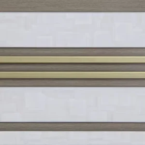 Factory Direct Modern Fireproof Waterproof WPC Wall Fluted Moulding Panels for Interior Decoration and Entertainment Use 18cm