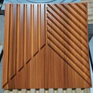 Factory Direct PVC 3D Wall Panels Modern Waterproof Fireproof Sound Absorbing Moisture Proof Geometric Textured Wall for Hotel