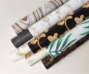 Factory Direct Sales 3D PVC Embossed Vinyl Wallpaper Various Waterproof for Walls Home Decoration