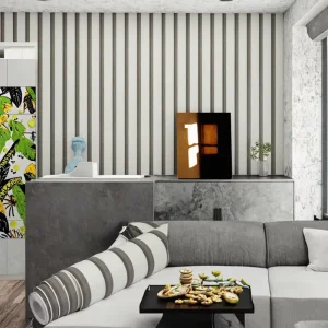 Factory Direct Sales PVC Material Grille Wallpaper Waterproof and Oil proof Self adhesive Geometric Pattern Home Office Sticker