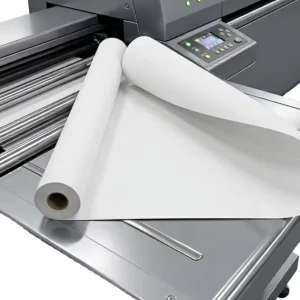 Factory Direct White Printable Wallcovering Roll Waterproof Embossed for Latex UV Eco Solvent Digital Printing