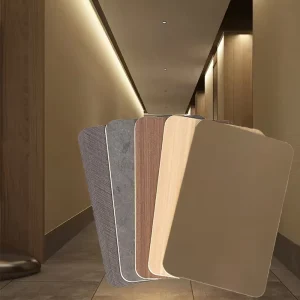 Factory Fire Resistant Bamboo Charcoal PVC Wall Panel Wood Grain Multicolor Wall Panel for Hotel Decor