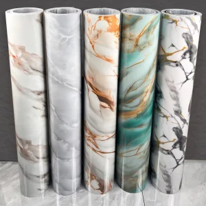 Factory Foam Vinyl Wall Tile Transfers Sticker Marble Peel and 3D Foam Marble Wall Stickers for Wall Decor