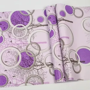 Factory Modern Floral Peel Stick PVC Waterproof Mould-Proof Wall Stickers for Apartment Bedroom Hall Hotel Living Room