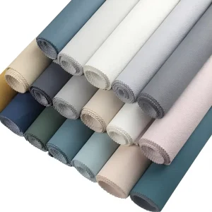 Factory Multi-color Textured Eco-friendly Seamless Fabric Wall Covering Moisture-Proof Minimalist Modern