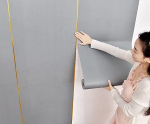 Factory PVC Fabric Peel and Stick Wallpaper Waterproof for Hotel Home Renovation