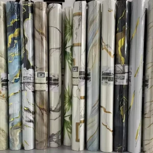 Factory Peel and Stick Wallpaper Self Adhesive Waterproof Removable 3D Marble Bedroom Living Room DIY Decor CE Certified