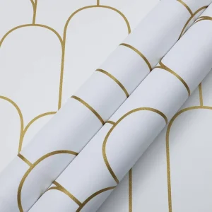 Factory Price 0.45m Simplicity Fashion Self Adhesive Wallpaper for Living Room Bedroom Apartment Renovation Home Decoration