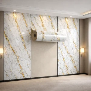 Factory Price New Listing Gold Silver Foil Wallpaper Living Room Bedroom 3D Embossed Interior Decoration Wallpaper in Stock