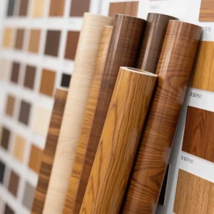 Factory Price Self Adhesive Wallpaper Wall Paper Furniture Sticker Vinyl Wood Grain PVC Film for Interior Deco