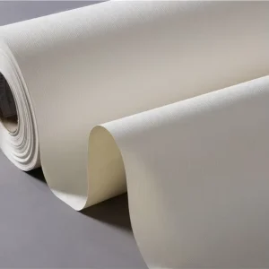 Factory Price Waterproof Moisture Proof Printable White Vertical Stripe Embossed Texture Matte Wall Paper Wallpapers